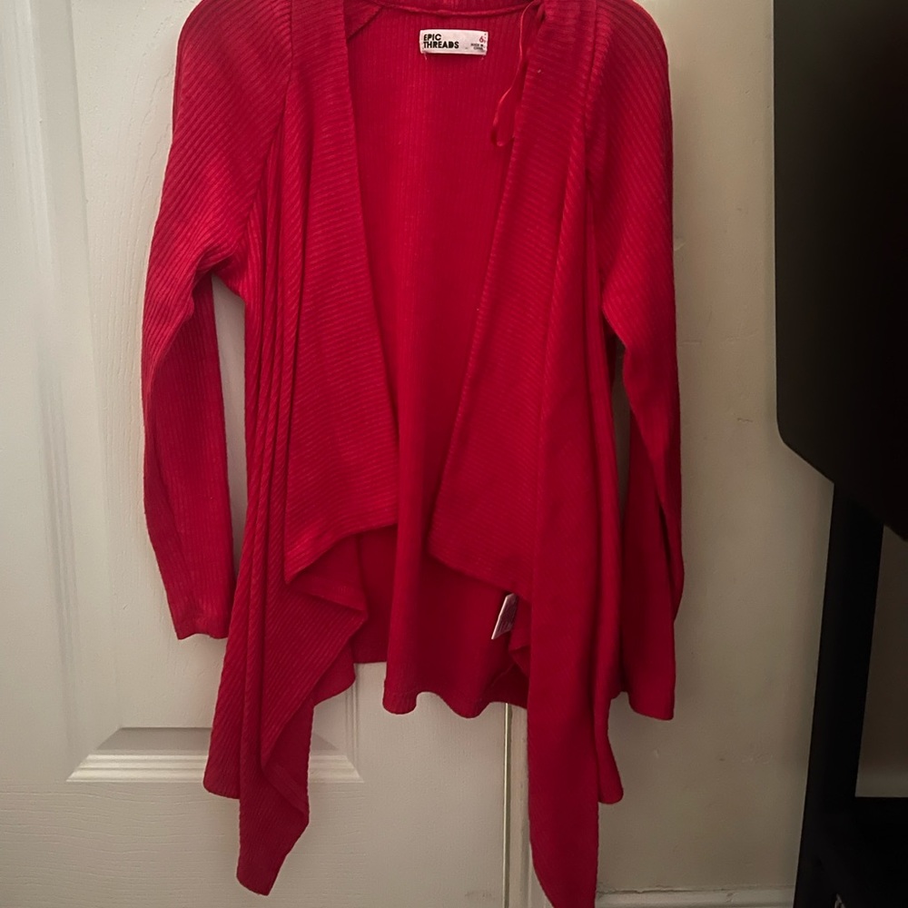 RED GIRL 6x CARDIGAN